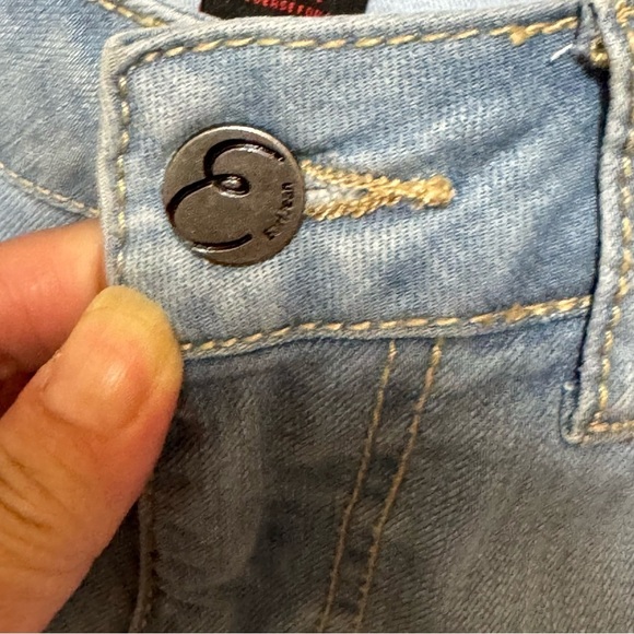 EARL JEANS Women's Stretchy  Light Blue Skinny Jeans ankle length Size 2 EUC - Picture 7 of 10